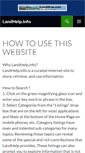 Mobile Screenshot of landhelp.info